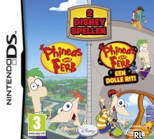 Phineas and Ferb - 2 Disney Games (DSi Enhanced) (E) Box Art