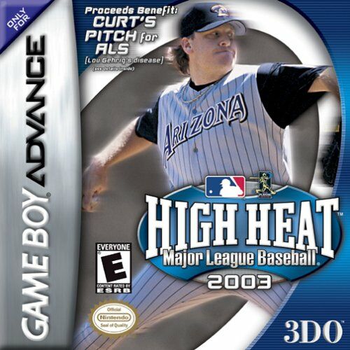 High Heat - Major League Baseball 2003 (U)(Mode7) Box Art