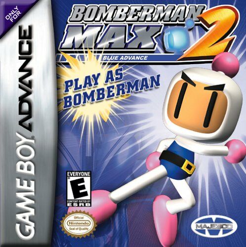 Bomberman Max 2 Blue Advance (U)(Mode7) Box Art
