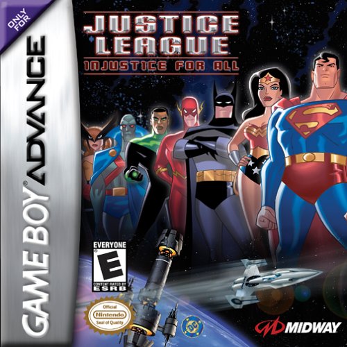 Justice League - Injustice for All (U)(Eurasia) Box Art
