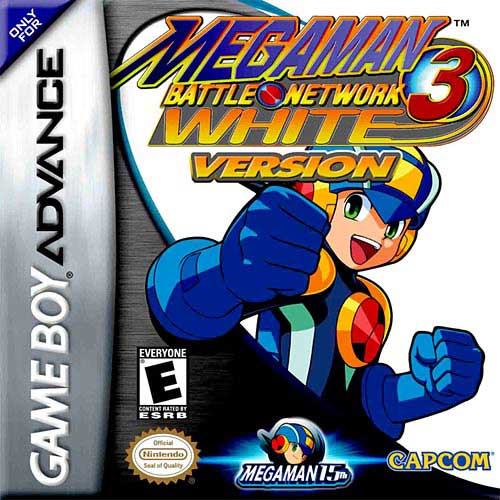 MegaMan Battle Network 3 White Version (U)(Mode7) Box Art
