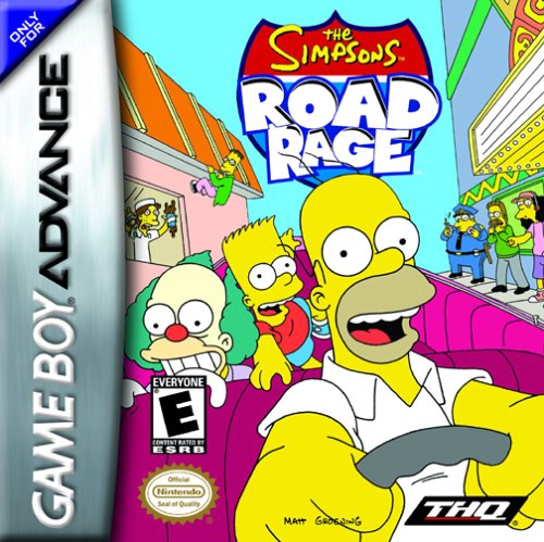 The Simpson's Road Rage (U)(Venom) Box Art