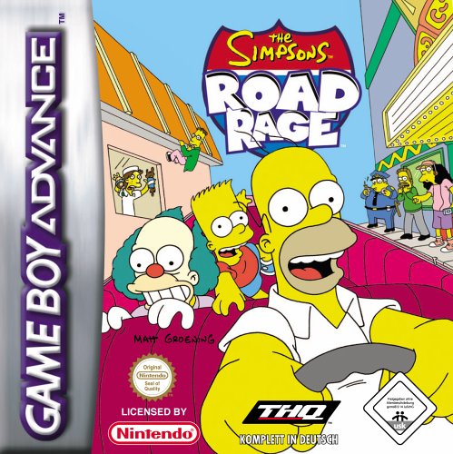 The Simpson's Road Rage (E)(Suxxors) Box Art