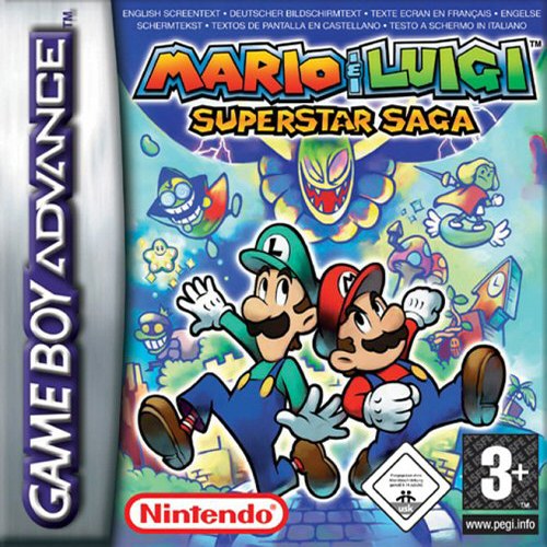 Mario And Luigi Superstar Saga (E)(Menace) Box Art