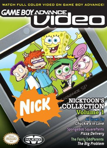 Nicktoons Collection Volume 1 - Gameboy Advance Video (U)(Psychosis) Box Art