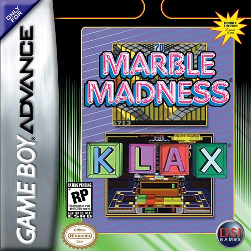 Marble Madness & Klax (U)(Trashman) Box Art