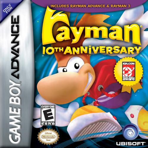 Rayman 10th Anniversary (U)(Trashman) Box Art