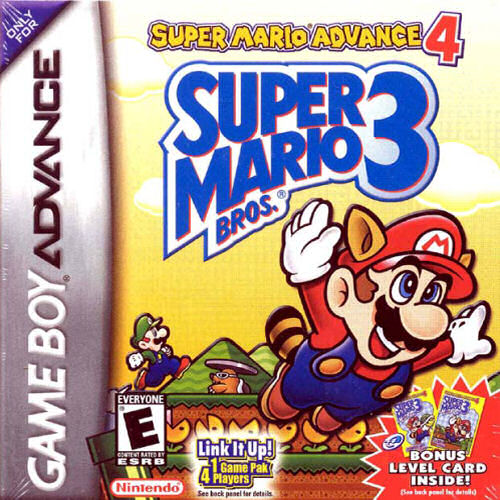 Super Mario Advance 4 - Super Mario Bros. 3 (U)(Trashman) Box Art