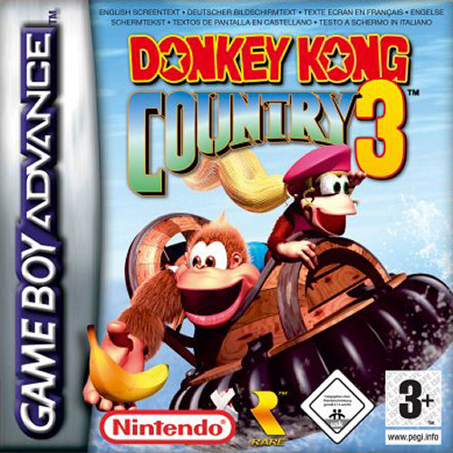 Donkey Kong Country 3 (E)(Rising Sun) Box Art