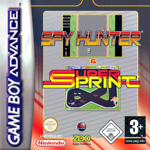 2 in 1 - Spy Hunter & Super Sprint (E)(sUppLeX) Box Art