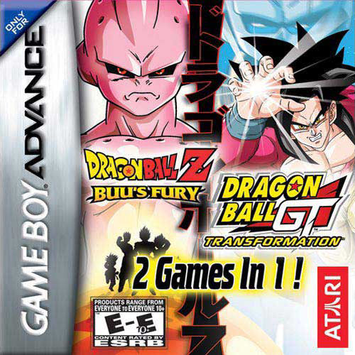 2 in 1 - Dragon Ball Z - Buu's Fury & Dragon Ball GT - Transformation (U)(Independent) Box Art