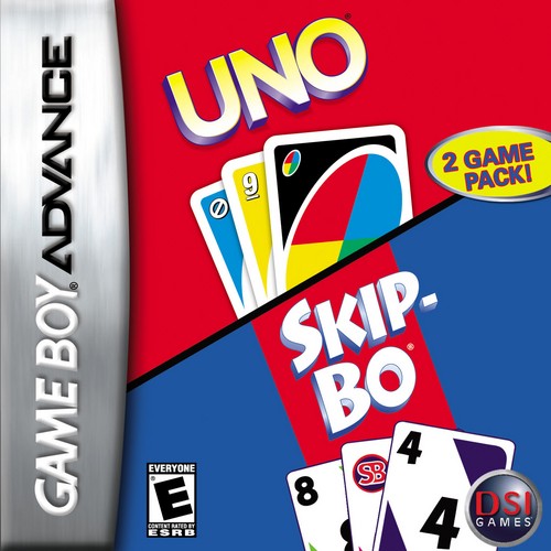 2 in 1 - Uno & Skip-Bo (U)(Sir VG) Box Art