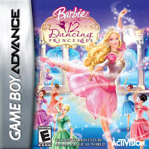 Barbie - 12 Dancing Princesses (U)(Sir VG) Box Art