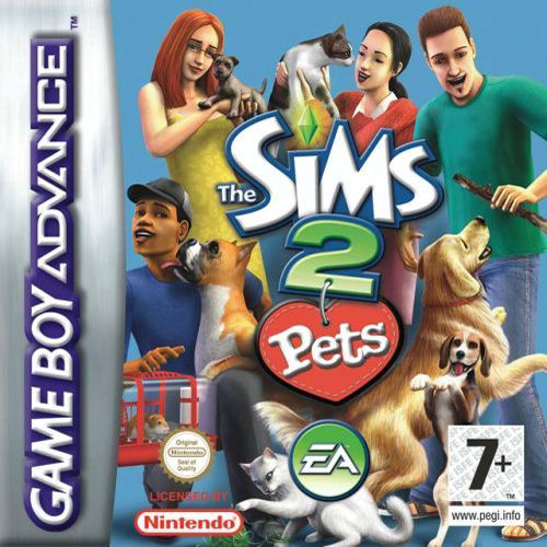 The Sims 2 - Pets (U)(Rising Sun) Box Art