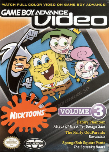 Nicktoons Volume 3 - Gameboy Advance Video (U)(Sir VG) Box Art