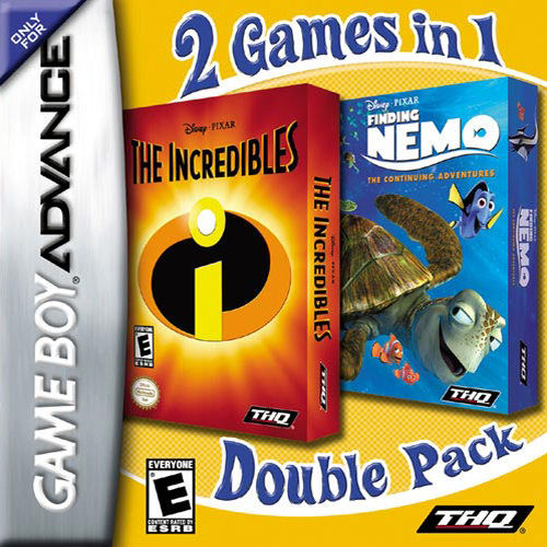 2 in 1 - The Incredibles & Finding Nemo - The Continuing Adventure (U)(Sir VG) Box Art