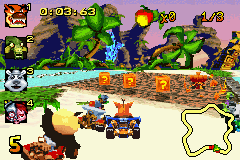 Crash Bandicoot Bakusou! Nitro Kart (J)(Caravan) Snapshot