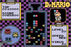 Classic NES - Dr. Mario (U)(BatMan) Snapshot