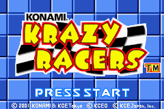 Konami Krazy Racers (U)(Menace) Title Screen