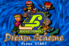 Rocket Power - Dream Scheme (U)(Mode7) Title Screen