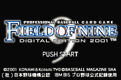 Field of Nine Digital Edition 2001 (J)(Eurasia) Title Screen
