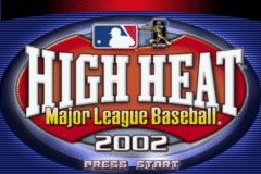 High Heat - Major League Baseball 2002 (U)(Mode7) Title Screen