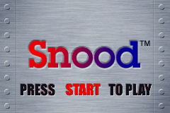 Snood (U)(Mode7) Title Screen