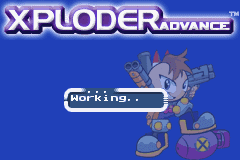 Xploder Advance (E)(Independent) Title Screen