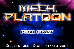 Mech Platoon (U)(Dumper) Title Screen
