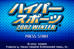 Hyper Sports - 2002 Winter (J)(Eurasia) Title Screen