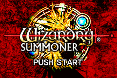 Wizardry Summoner (J)(Lord Moyne) Title Screen