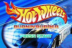 Hot Wheels - Burnin' Rubber (E)(Lightforce) Title Screen