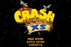 Crash Bandicoot XS (E)(Paracox) Title Screen