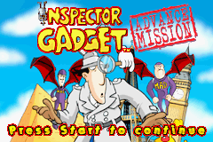 Inspector Gadget - Advance Mission (U)(Nobody) Title Screen