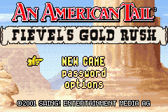 An American Tail - Fievel's Gold Rush (E)(Lightforce) Title Screen