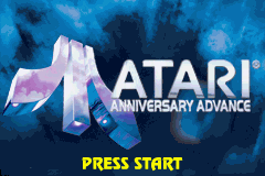 Atari Anniversary Advance (U)(Mode7) Title Screen