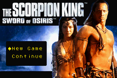 The Scorpion King - Sword of Osiris (U)(Venom) Title Screen