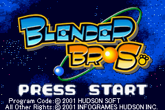 Blender Bros. (U)(Mode7) Title Screen