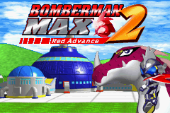 Bomberman Max 2 Red Advance (U)(Mode7) Title Screen