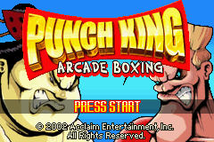 Punch King - Arcade Boxing (U)(Mode7) Title Screen