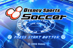 Disney Sports Soccer (J)(Eurasia) Title Screen