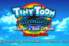 Tiny Toon Adventures - Busters Bad Dream (E)(Venom) Title Screen