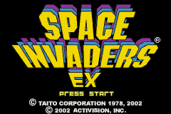 Space Invaders EX (J)(Eurasia) Title Screen
