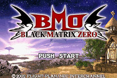 Black Matrix Zero (J)(Cezar) Title Screen