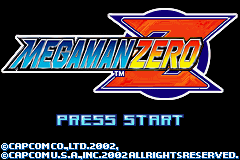 MegaMan Zero (U)(Venom) Title Screen