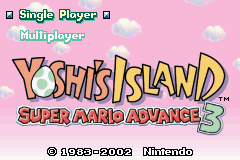 Yoshi's Island - Super Mario Advance 3 (U)(Mode7) Title Screen