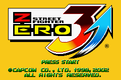 Street Fighter Zero 3 Upper (J)(Eurasia) Title Screen