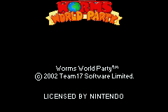 Worms World Party (E)(Venom) Title Screen