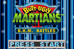 Butt Ugly Martians BKM Battles (U)(Venom) Title Screen