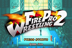 Fire Pro Wrestling 2 (U)(Venom) Title Screen